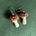Large Amanita Earrings