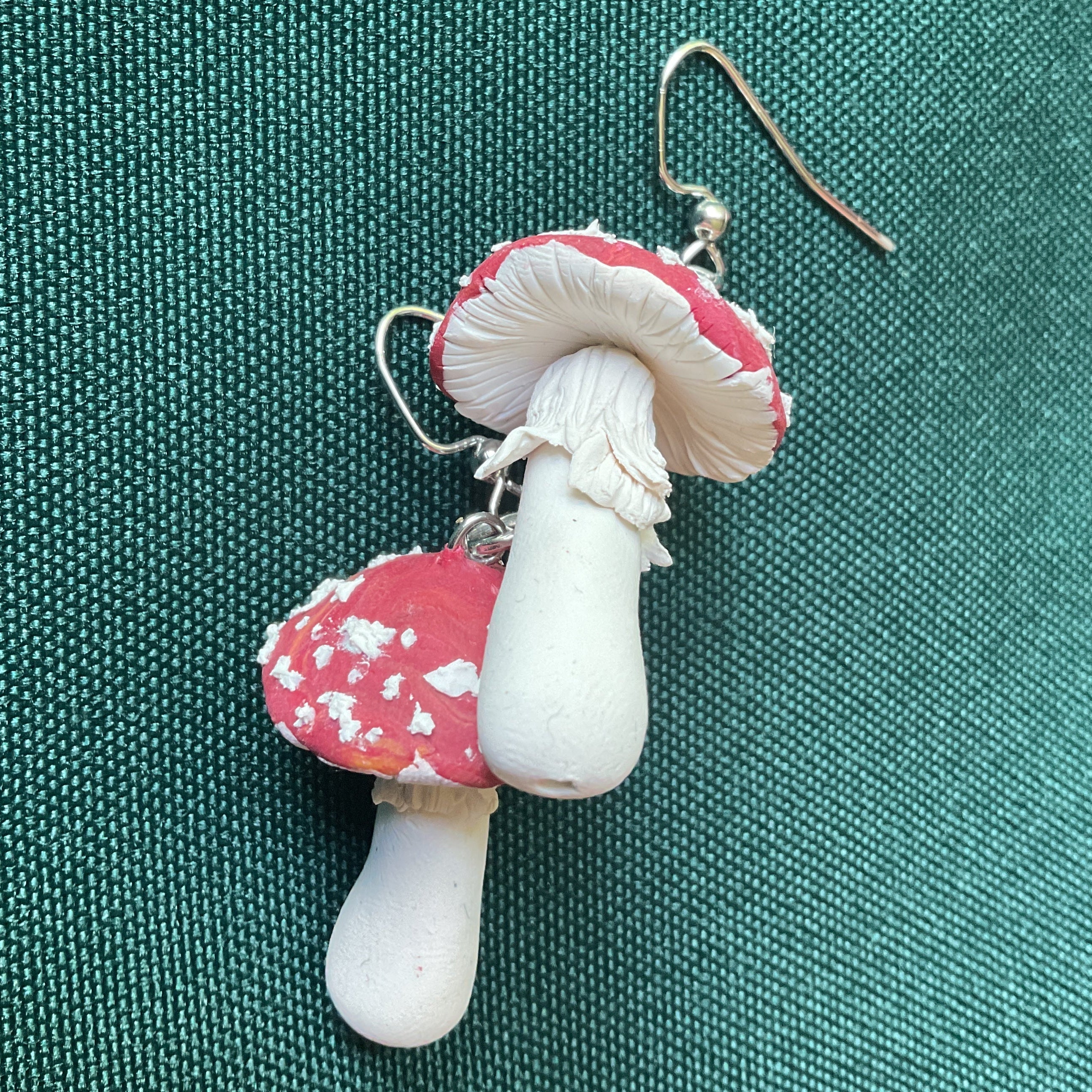 Large Amanita Earrings